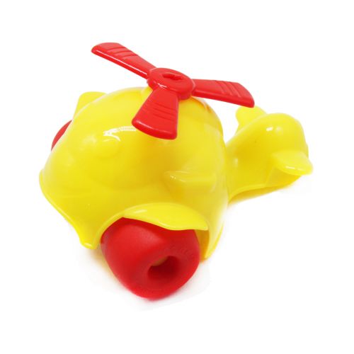 Іграшка-каталка "Вертоліт", жовтий фото