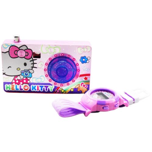 Детский набор "Hello Kitty: фотоаппарат+часы" фото