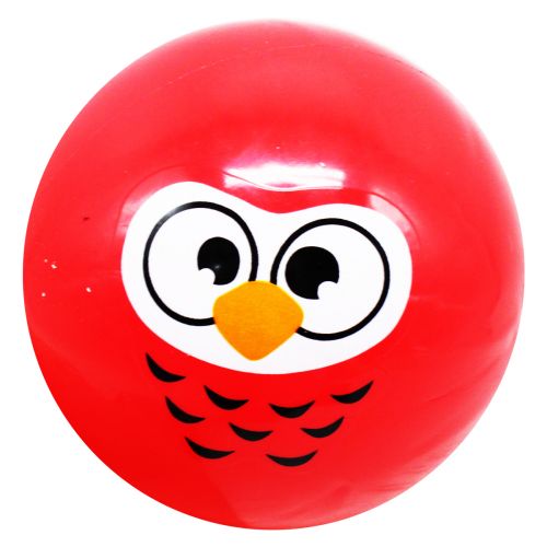 Мячик резиновый, красный фото