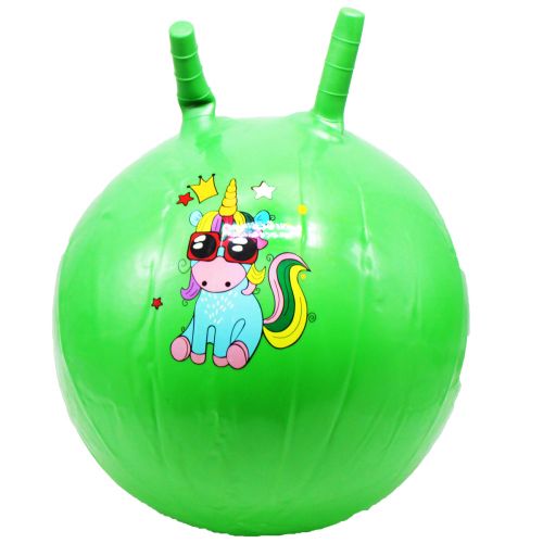 М'яч для фітнесу "Роги", зелений фото