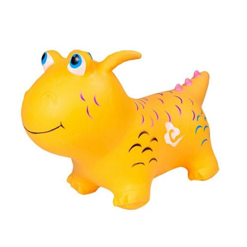 Прыгун "Динозавр", желтый фото