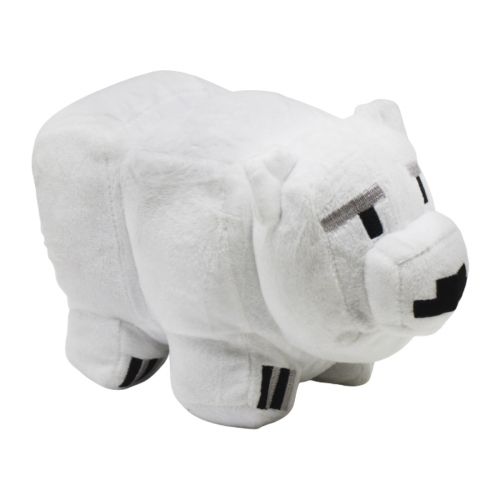 М'яка іграшка Майнкрафт "Білий ведмідь" фото