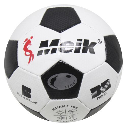 Мяч футбольный №5, черный фото