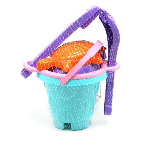 [39284] Набір для піску Вежа 6 ел.  бірюза  мініатюра фото 1