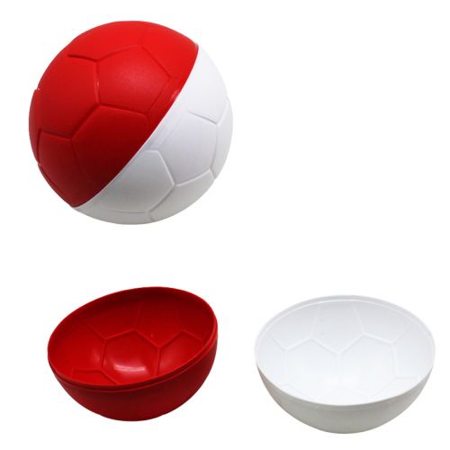 Формочка для песка "Мячик", красно-белая фото