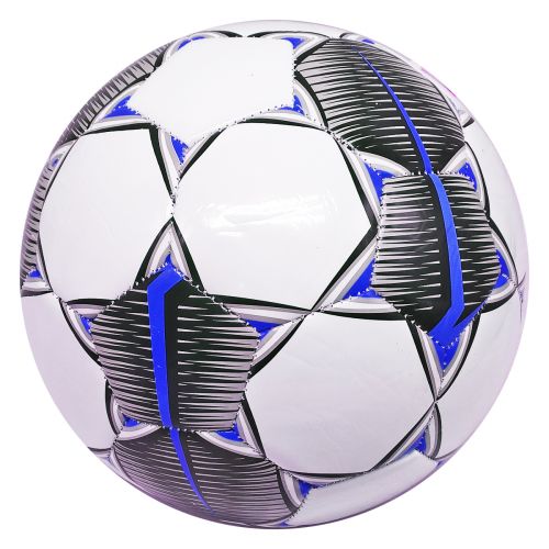 Мяч футбольний №5, синий фото