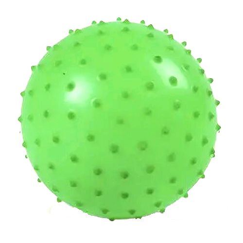 Мяч с шипами зеленый, 10 см фото