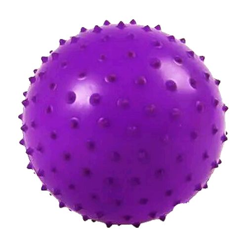 Мяч с шипами фиолетовый, 10 см фото