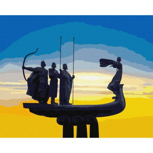 Картина за номерами "Засновники Києва" картинка Картина за номерами "Засновники Києва" фото