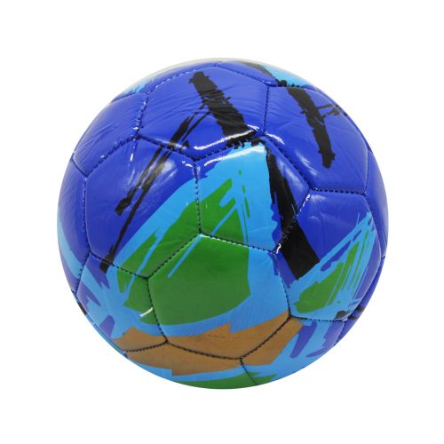 Мяч футбольный №2, синий фото