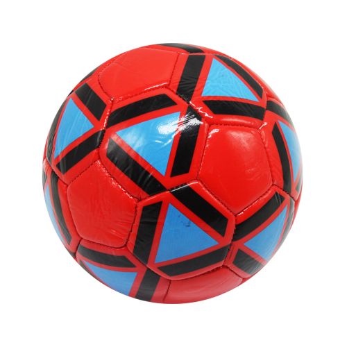 Мяч футбольный №2, красный фото