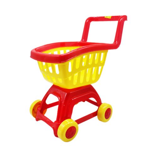 Дитячий візок, жовто-червона фото