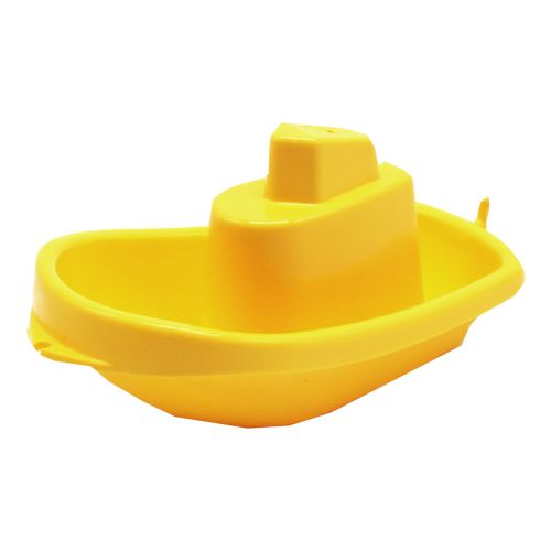 Іграшка кораблик жовтий фото