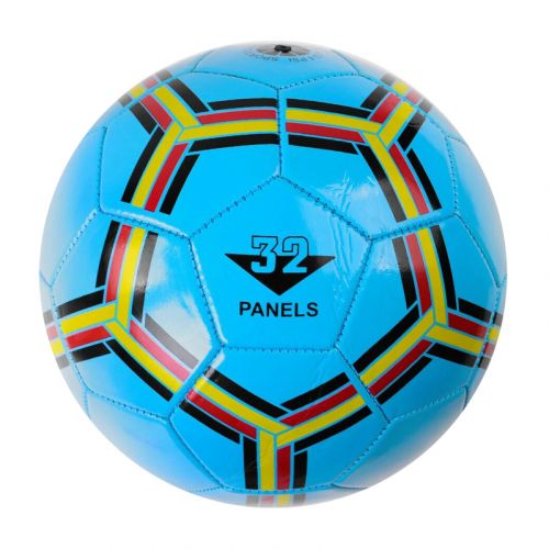 Мяч футбольный  №5, голубой фото