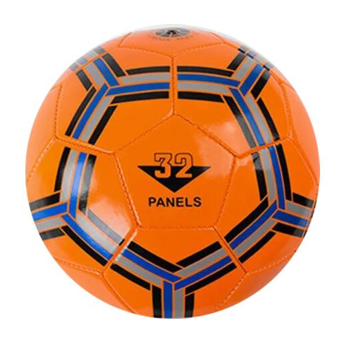 Мяч футбольный  №5, оранжевый фото