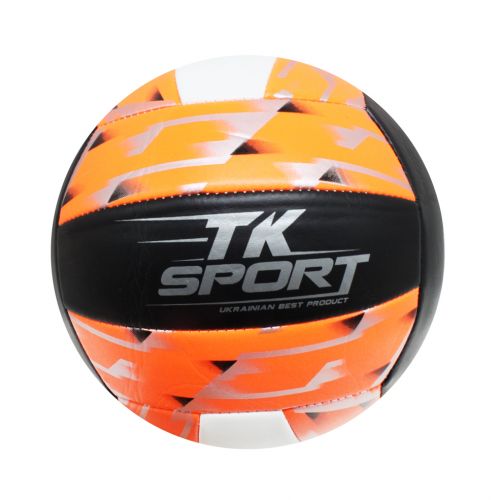 Мяч волейбольный "TK Sport", оранжевый фото