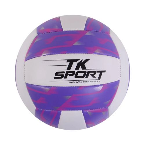 Мяч волейбольный "TK Sport", фиолетовый фото