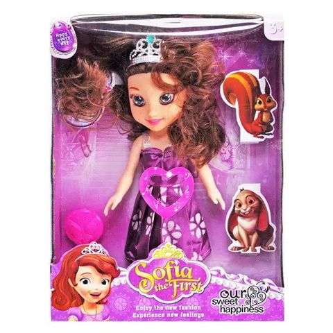 Лялька "Софія" у фіолетовому фото