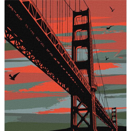 Картина за номерами "Містичний Сан-Франциско" фото