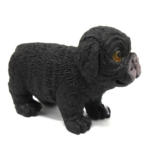Іграшка-тягучка "Мопс", чорний фото