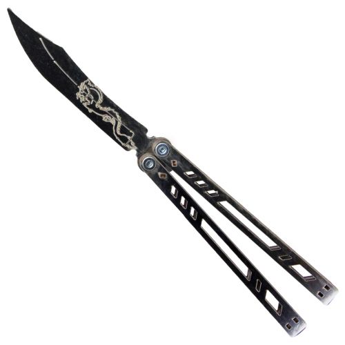 Сувенирный нож «Бабочка CHROME» фото
