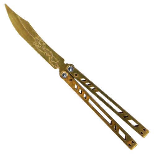 Сувенирный нож «Бабочка LEGASY», Золото фото