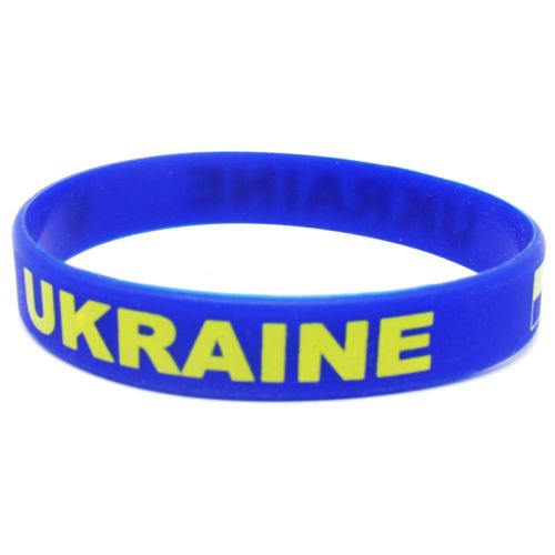 Браслет силиконовый "Украина", 5мм картинка Браслет силиконовый "Украина", 5мм фото