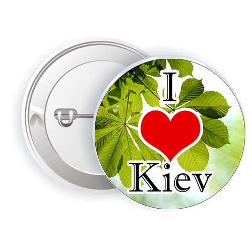 Значок "Я люблю Київ" картинка Значок "Я люблю Київ" фото