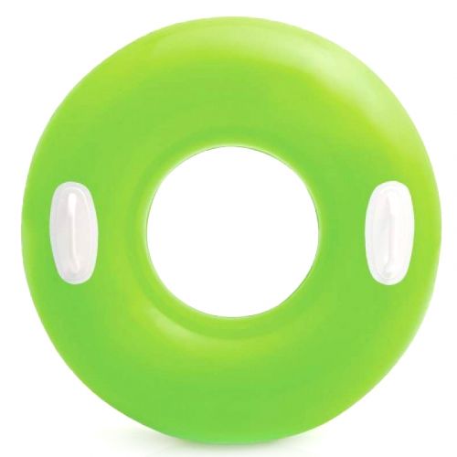 Надувний круг для плавання (зелений) фото