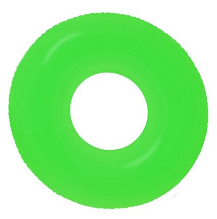 Надувной круг Неон﻿ (зеленый) фото