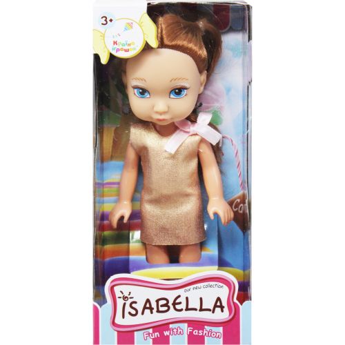 Лялька "Isabella" у золотій сукні картинка Лялька "Isabella" у золотій сукні фото