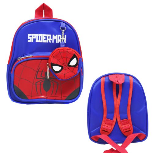 Рюкзак дитячий "Людина павук", синій фото
