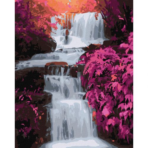 Картина по номерам "Тропический водопад" ★★★ фото