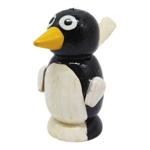 Деревянная свистулька Пингвин фото