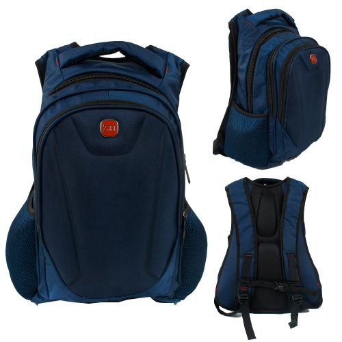 Школьный рюкзак, синий фото