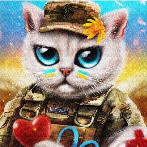 Картина "Котик лікар ©Маріанна Пащук" картинка Картина "Котик лікар ©Маріанна Пащук" фото