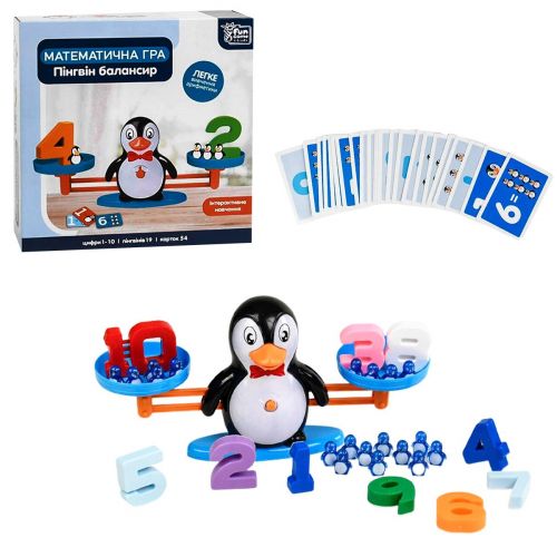 Уценка.  Математическая игра "Пингвин балансир" - Небольшое повреждение упаковки фото