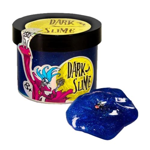 Слайм "Dark slime" з декором 100 г фото