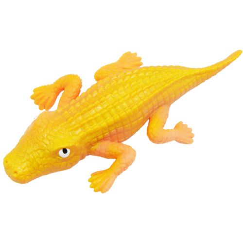 Антистресс-тянучка "Крокодил", оранжевый фото