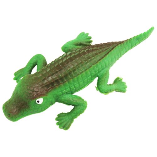 Антистресс-тянучка "Крокодил", зеленый фото