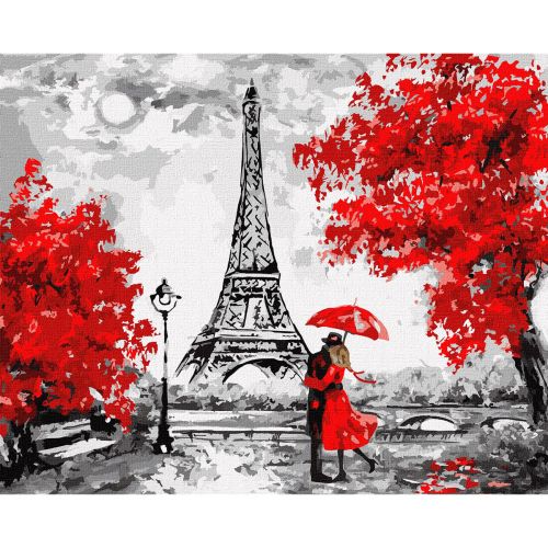 Картина по номерам "Дощовий Париж"★★★★★ фото