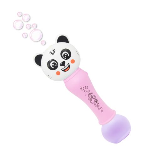 Установка с мыльными пузырями "Панда" (розовый) фото