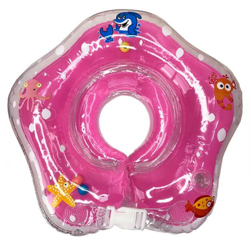 Круг для купания, розовый фото