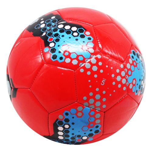 Мяч футбольный №5 (красный) фото