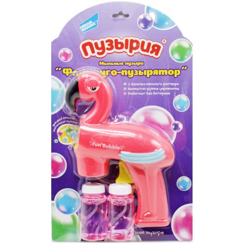 Установка с мыльными пузырями "Фламинго-пузырятор" фото