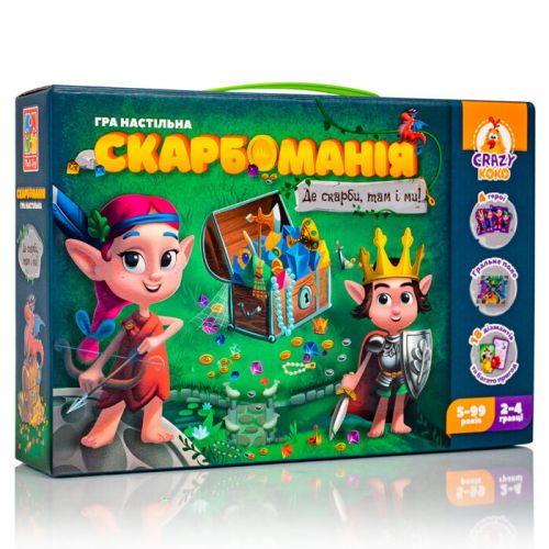 Настольная игра "Кладомания" (укр) картинка Настольная игра "Кладомания" (укр) фото