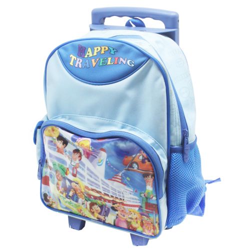 Детский рюкзак "Happy Travelin", голубой фото