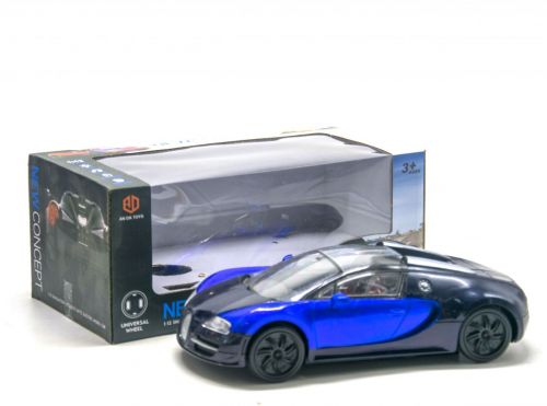 Уценка.  Машина "Спортивный кабриолет" со звуковыми и световыми эффектами (синий) - нет крыши, потертое стекло фото
