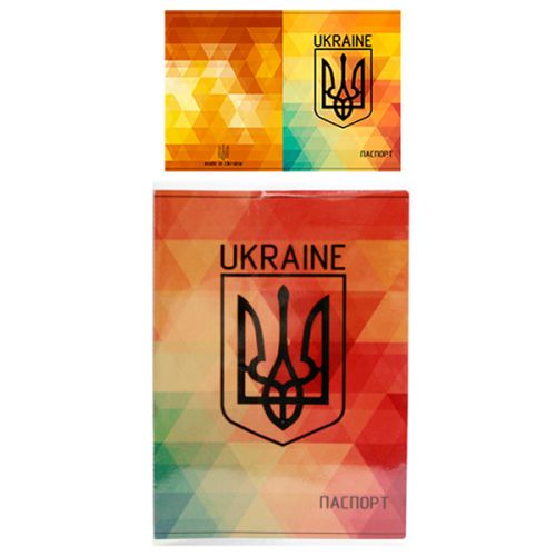 Обкладинка на паспорт "Україна абстракція" фото