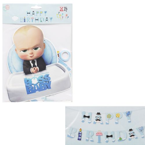 Гірлянда "Happy Birthday: Boss Baby" картинка Гірлянда "Happy Birthday: Boss Baby" фото